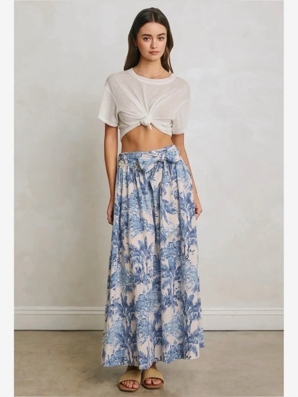 Vieste Blue Skirt